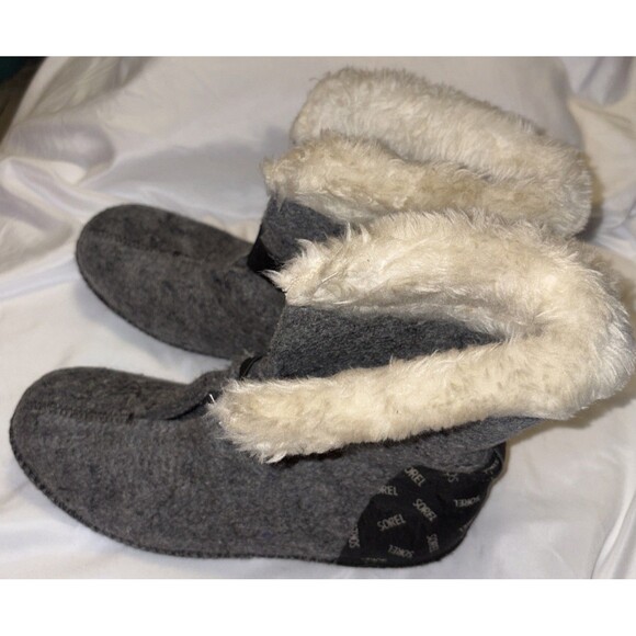 Vintage Sorel Caribou Duck Insulated Leather Winter Boots Waterproof Women Sz 10 - Picture 10 of 16